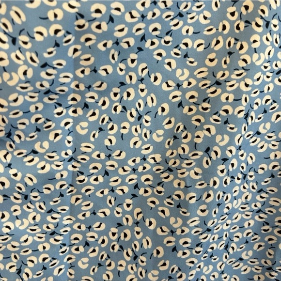 Blue Floral Women's Midi Skirt - Picture 5 of 5